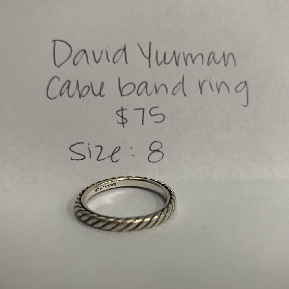 David Yurman Cable Band Ring